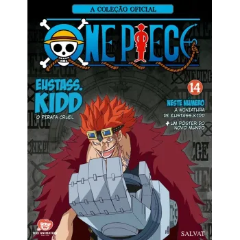 Coleção Oficial One Piece de Miniaturas, A - N° 14 Eustass.Kidd, O Pirata Cruel