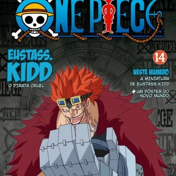 Coleção Oficial One Piece de Miniaturas, A - N° 14 Eustass.Kidd, O Pirata Cruel