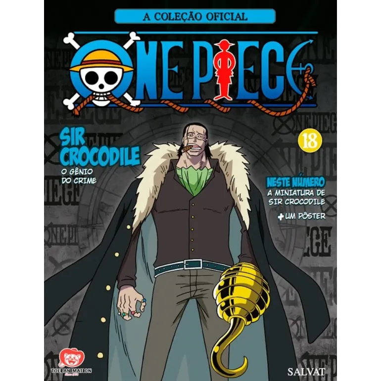 Coleção Oficial One Piece de Miniaturas, A - N° 18 Sir Crocodile, O Gênio do Crime