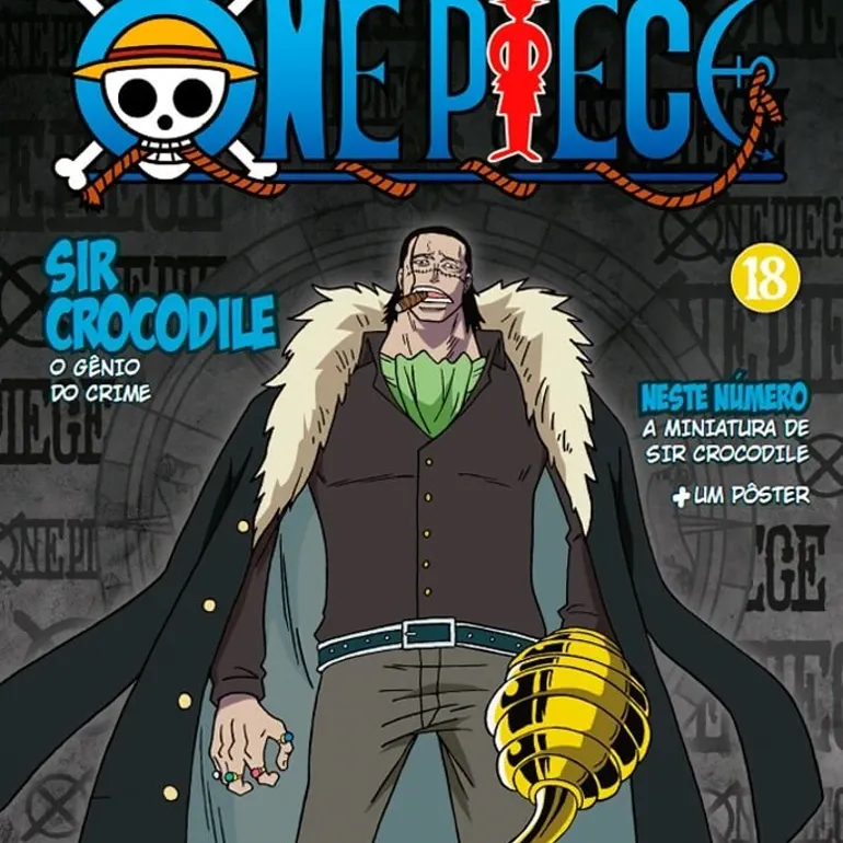 Coleção Oficial One Piece de Miniaturas, A - N° 18 Sir Crocodile, O Gênio do Crime