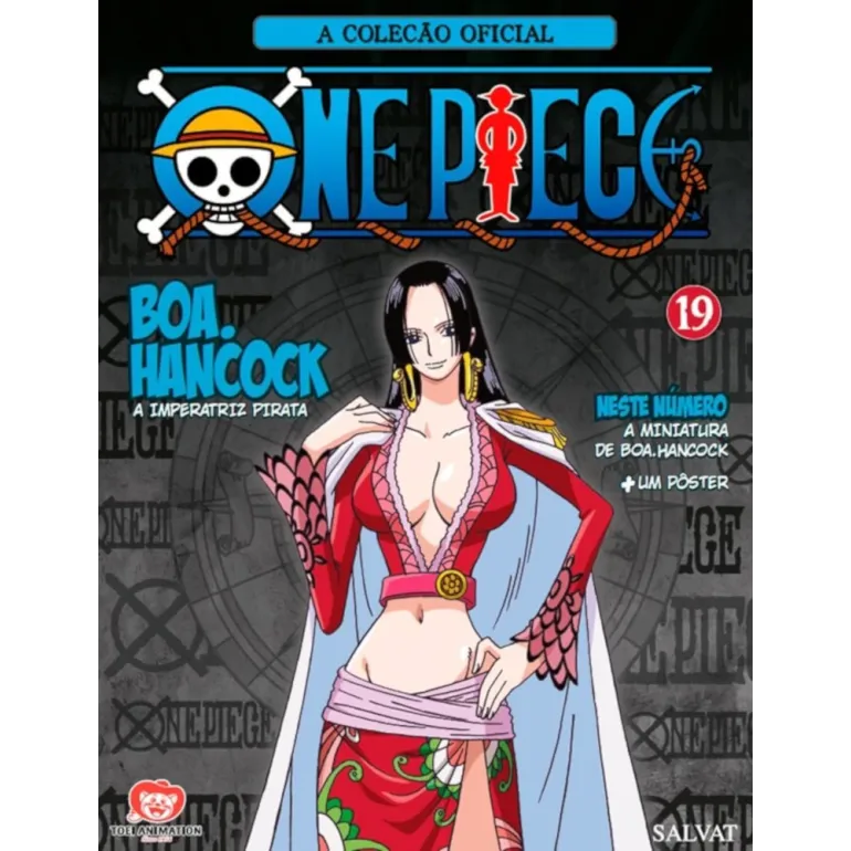 Coleção Oficial One Piece de Miniaturas, A - N° 19 Boa.Hancock, A Imperatriz Pirata Coleção Oficial One Piece de Miniaturas, A - N° 19 Boa.Hancock, A Imperatriz Pirata