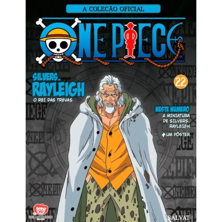 Coleção Oficial One Piece de Miniaturas, A - N° 22 Silvers.Rayleigh, O Rei das Trevas Coleção Oficial One Piece de Miniaturas, A - N° 22 Silvers.Rayleigh, O Rei das Trevas