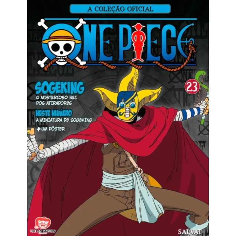 Coleção Oficial One Piece de Miniaturas, A - N° 23 Sogeking, O Misterioso Rei dos Atiradores Coleção Oficial One Piece de Miniaturas, A - N° 23 Sogeking, O Misterioso Rei dos Atiradores