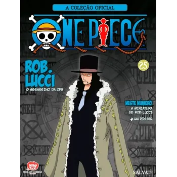 Coleção Oficial One Piece de Miniaturas, A - N° 25 Rob.Lucci, O Assassino da CP9