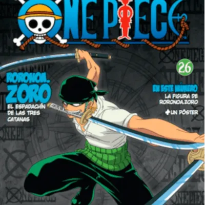 Coleção Oficial One Piece de Miniaturas, A - N° 26 Roronoa.Zoro, O Espadachim das Três Katanas