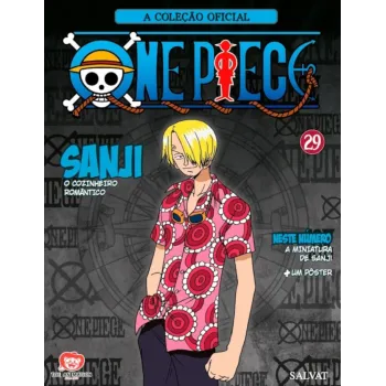 Coleção Oficial One Piece de Miniaturas, A - N° 29 Sanji, o Cozinheiro Romântico