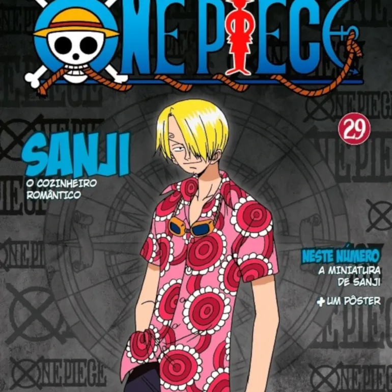 Coleção Oficial One Piece de Miniaturas, A - N° 29 Sanji, o Cozinheiro Romântico
