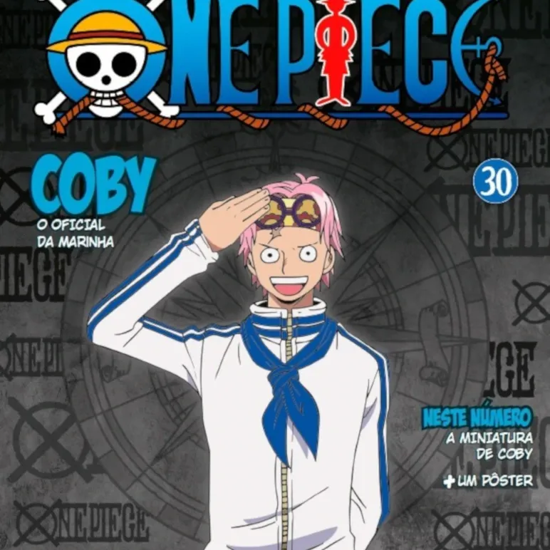 Coleção Oficial One Piece de Miniaturas, A - N° 30 Coby, o Oficial da Marinha