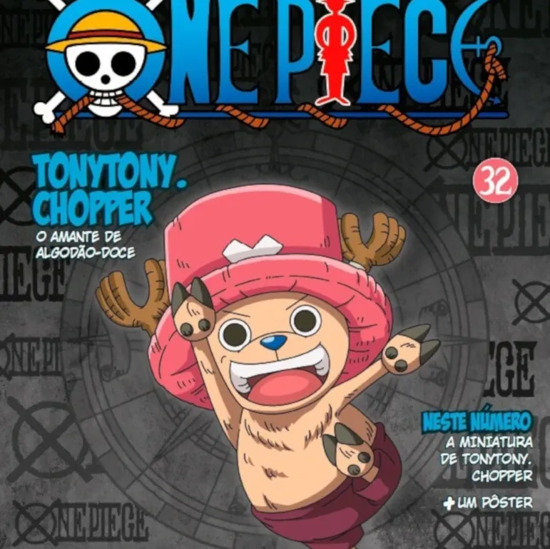 Coleção Oficial One Piece de Miniaturas, A - N° 32 TonyTony.Chopper - O amante de algodão-doce