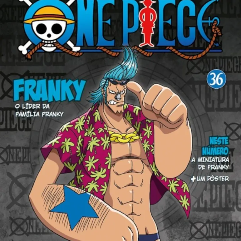 Coleção Oficial One Piece de Miniaturas, A - N° 36 Franky, o Líder da Família Franky