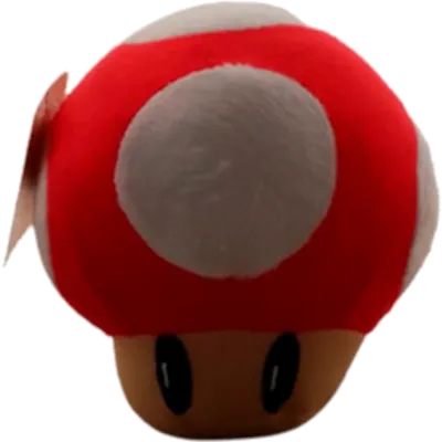 Pelúcia Mário Bros: Cogumelo Vermelho (15cm)