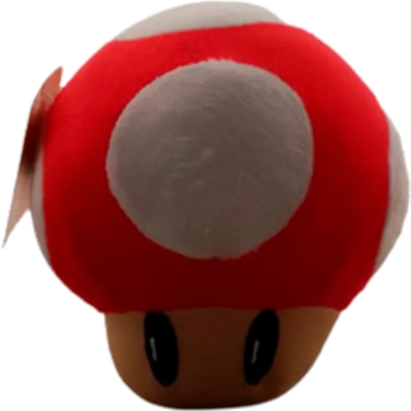 Pelúcia Mário Bros: Cogumelo Vermelho (15cm)