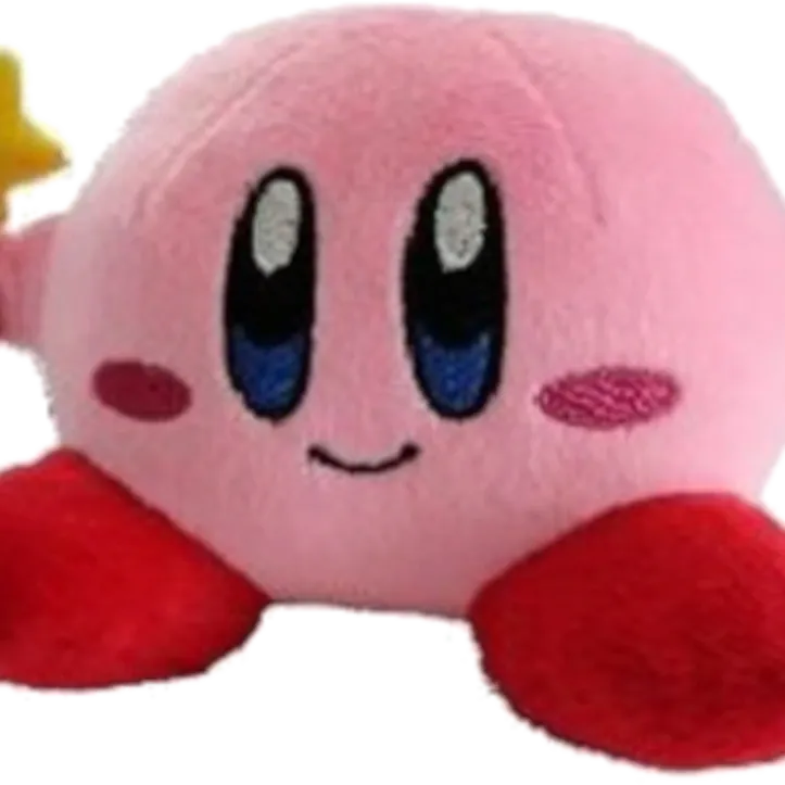 Pelúcia Kirby: Kirby Rosa (16cm)