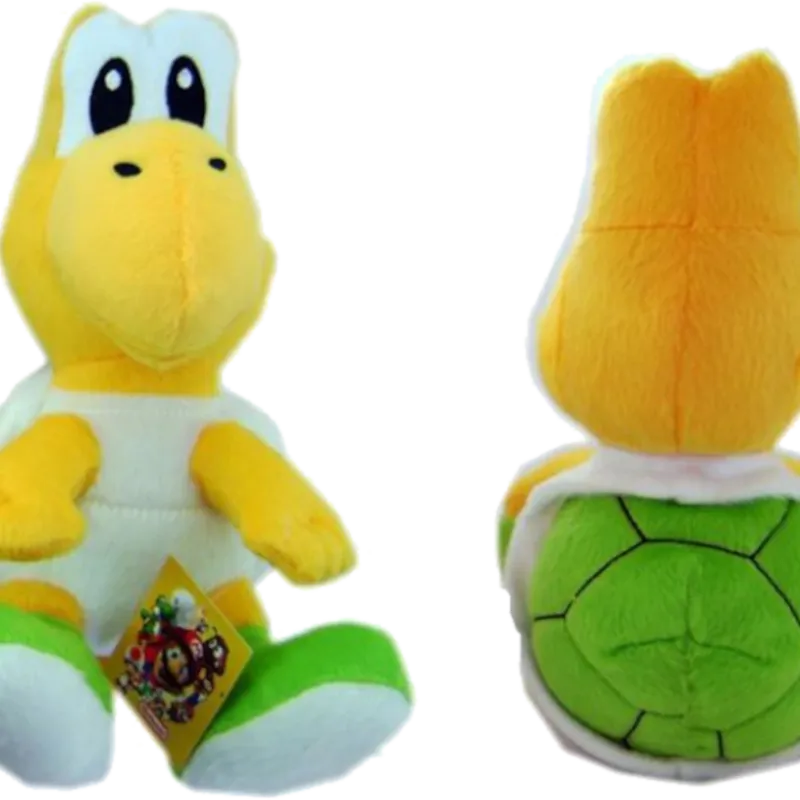 Pelúcia Mário Bros: Koopa Tropa Verde (23cm)
