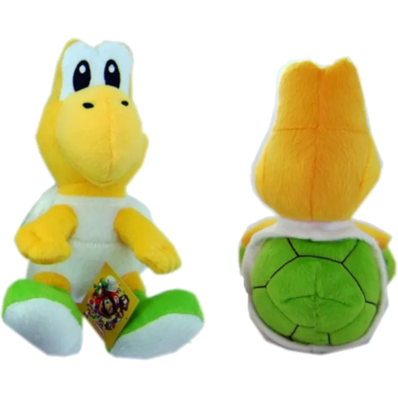 Pelúcia Mário Bros: Koopa Tropa Verde (23cm)