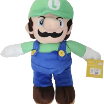 Pelúcia Mário Bros: Luigi (30cm) Pelúcia Mário Bros: Luigi (30cm)