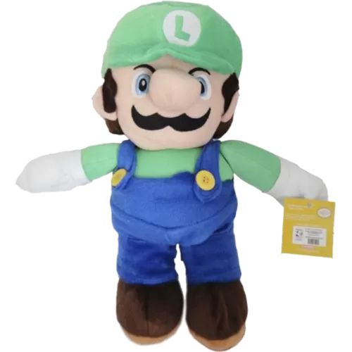 Pelúcia Mário Bros: Luigi (30cm)