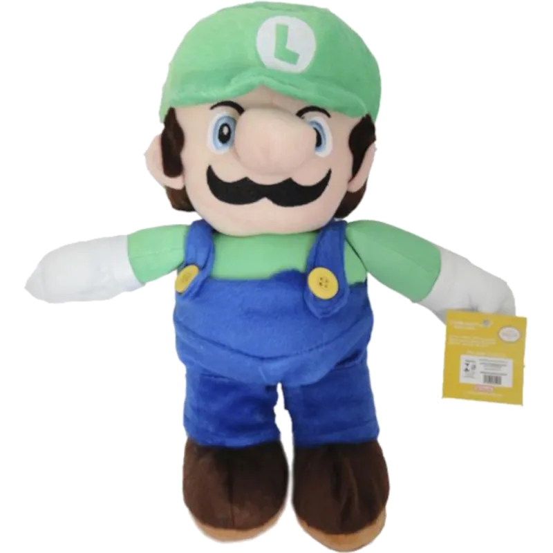 Pelúcia Mário Bros: Luigi (30cm)