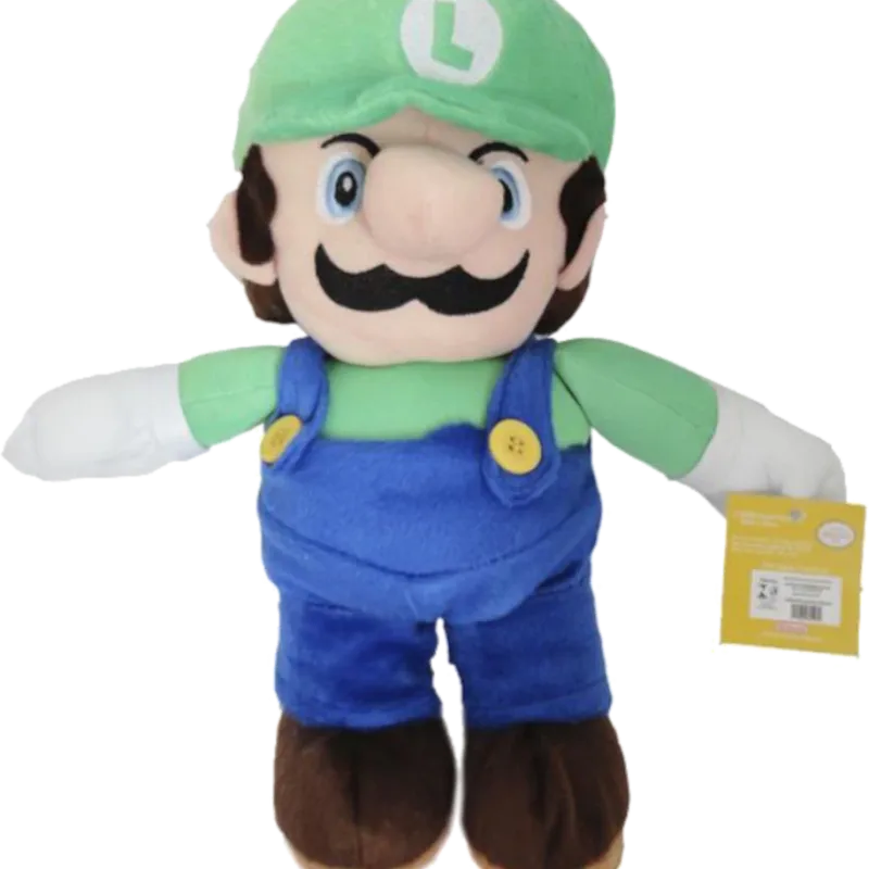 Pelúcia Mário Bros: Luigi (30cm)