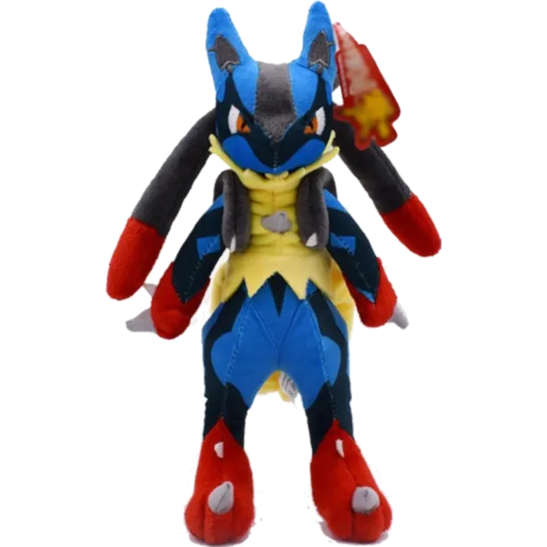Pelúcia Pokémon: Mega Lucario (28cm)