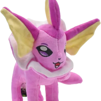 Pelúcia Pokémon: Vaporeon Shiny (18cm)